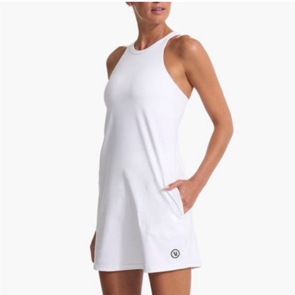 Vuori Volley Dress White Size Large